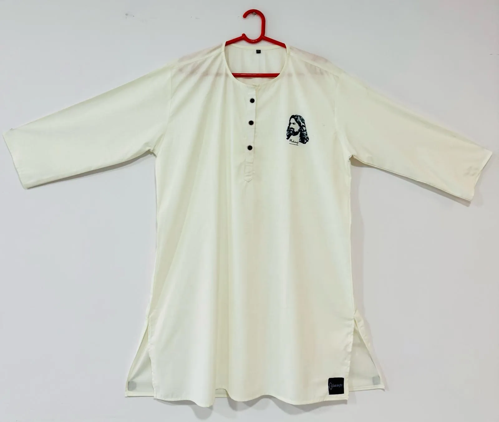 Kurta Women (White, Yellow)